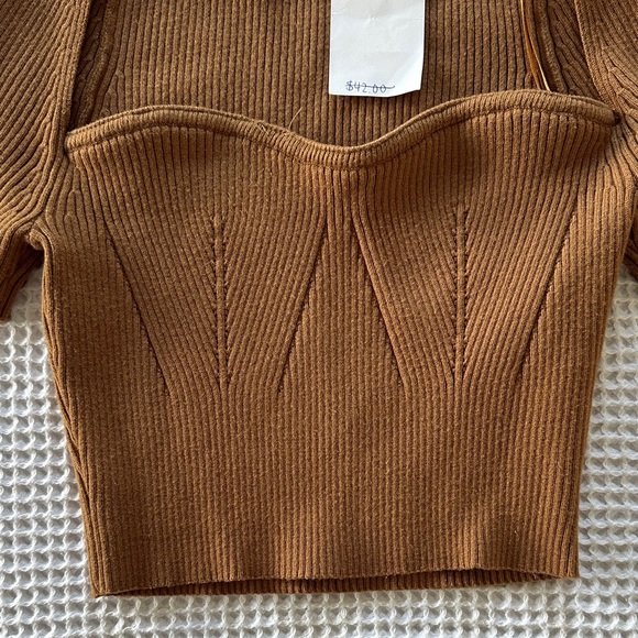 Ribbed crop top - Picture 8 of 8